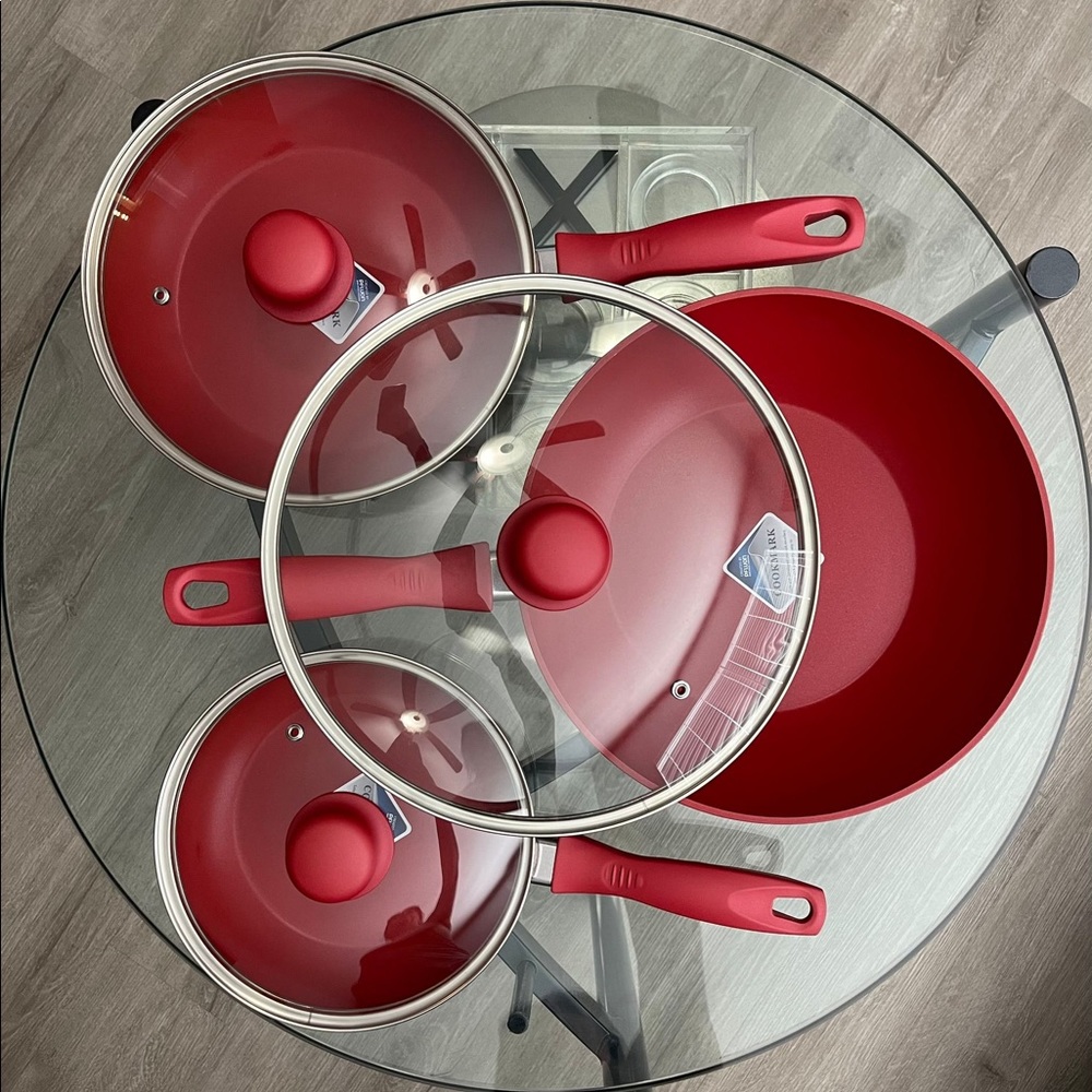 COOKWARE SET 10 PIECES - Picture 2 of 8
